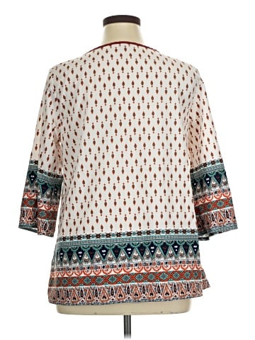 Signature Studio 3/4 Sleeve Blouse (view 2)