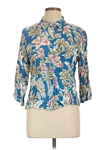 Loco Lindo 3/4 Sleeve Blouse (view 1)