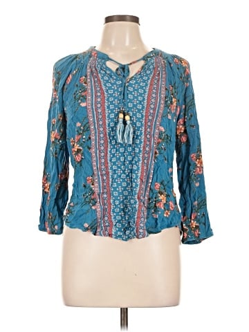 MASON & BELLE 3/4 Sleeve Blouse (view 1)