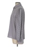 Jaeger 100% Polyester Houndstooth Gray Long Sleeve Blouse Size L - photo 5
