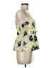 Francesca's 100% Polyester Yellow Sleeveless Blouse Size M - photo 4