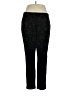 Roz & Ali Paisley Black Casual Pants Size XL - photo 1
