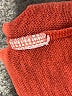 Laila Jayde Orange Red Cardigan Size L - photo 8