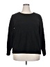 Anne Klein Solid Black Pullover Sweater Size XXL - photo 1