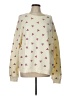 Kule Hearts Ivory Pullover Sweater Size L - photo 1
