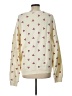 Kule Hearts Ivory Pullover Sweater Size L - photo 2