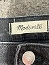Madewell Chevron-herringbone Black Jeans Size 26 waist - photo 4
