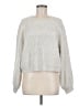 Topshop Solid Silver Pullover Sweater Size 8 - photo 1