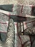 Fox Plaid Gray Long Sleeve Button-Down Shirt Size M - photo 7