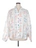 Never Fully Dressed Print White Long Sleeve Blouse Size 20 - photo 1