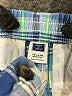 Janie and Jack Plaid Blue Khaki Shorts Size 12-18 mo - photo 3
