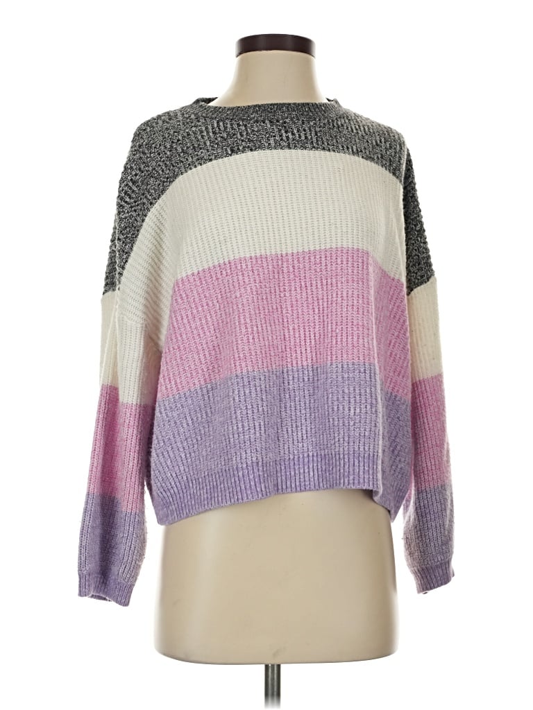 Pre-owned Shein Pullover Sweater In Purple