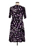 Lily Print Purple Cocktail Dress Size XL - photo 2