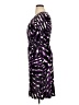 Lily Print Purple Cocktail Dress Size XL - photo 5