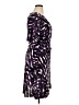 Lily Print Purple Cocktail Dress Size XL - photo 4