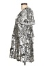 Arose Studio 100% Polyester Metallic Silver Cocktail Dress Size Lg Petite - photo 5