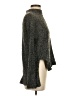 Sun & Shadow Metallic Gray Turtleneck Sweater Size S - photo 4