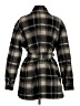 Sanctuary Plaid Black Coat Size XS - photo 2
