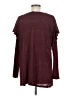 IRO 100% Linen Burgundy Long Sleeve Top Size Med (2) - photo 2