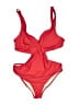 Venus Solid Red One Piece Swimsuit Size 10 - photo 1