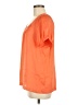 MICHAEL Michael Kors 100% Rayon Orange Short Sleeve Blouse Size M - photo 5