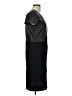 St. John 100% Leather Black Cocktail Dress Size 10 - photo 4