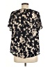 Sienna Sky 100% Polyester Black Short Sleeve Blouse Size M - photo 2