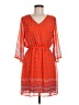 Alya Paisley Orange Casual Dress Size M - photo 1