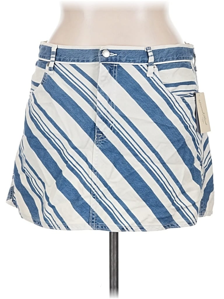 Universal Thread Denim Skirt In Blue