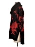 Diane von Furstenberg 100% Merino Wool Print Red Pullover Sweater Size P (petite) - photo 5