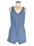 Title Nine Solid Blue Romper Size S - photo 1