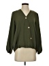 Fred David 100% Polyester Green 3/4 Sleeve Blouse Size S - photo 1