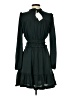Glam 100% Polyester Solid Green Casual Dress Size S - photo 2