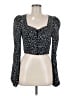 Lulus 100% Polyester Black Long Sleeve Top Size M - photo 1