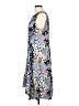 Liv 100% Polyester Print Silver Cocktail Dress Size L - photo 5