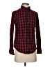 St. John's Bay 100% Cotton Plaid Red Long Sleeve Button-Down Shirt Size S - photo 1