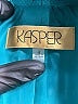 Kasper 100% Polyester Teal Blazer Size 4 - photo 6