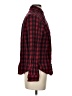 St. John's Bay 100% Cotton Plaid Red Long Sleeve Button-Down Shirt Size S - photo 4