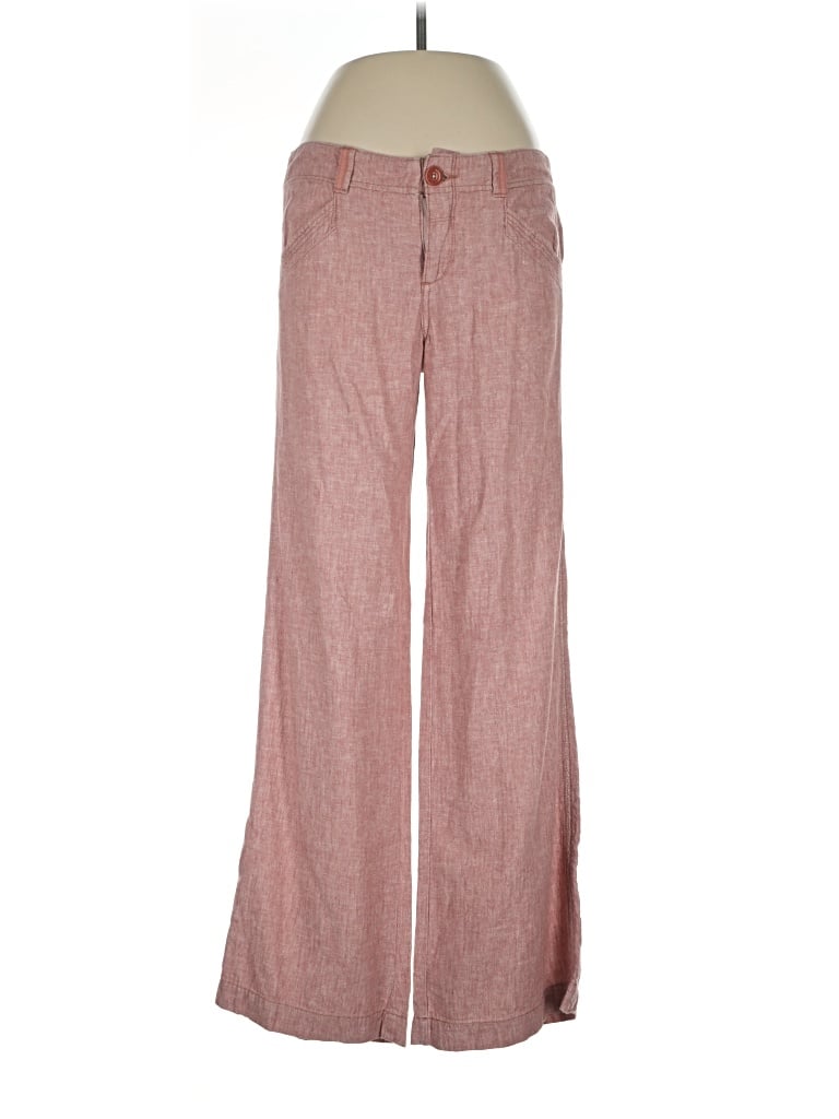 Pre-owned Pilcro And The Letterpress Linen Pants In Pink