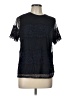 Express 100% Nylon Black Short Sleeve Top Size L - photo 1