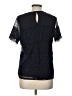 Express 100% Nylon Black Short Sleeve Top Size L - photo 2