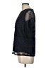 Express 100% Nylon Black Short Sleeve Top Size L - photo 5