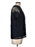 Express 100% Nylon Black Short Sleeve Top Size L - photo 4