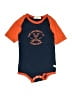 Third Street Color Block Blue Short Sleeve Onesie Size 5 - photo 1