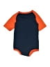 Third Street Color Block Blue Short Sleeve Onesie Size 5 - photo 2