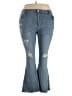 Unbranded Hearts Blue Jeans Size 3XL - photo 1