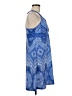 ZX Paisley Blue Casual Dress Size M - photo 4