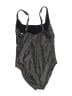 Yitty Metallic Silver One Piece Swimsuit Size L - photo 2