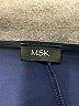 MSK Solid Blue Casual Dress Size L (estimated) - photo 7