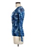 FUZZI Blue Long Sleeve Top Size M - photo 5